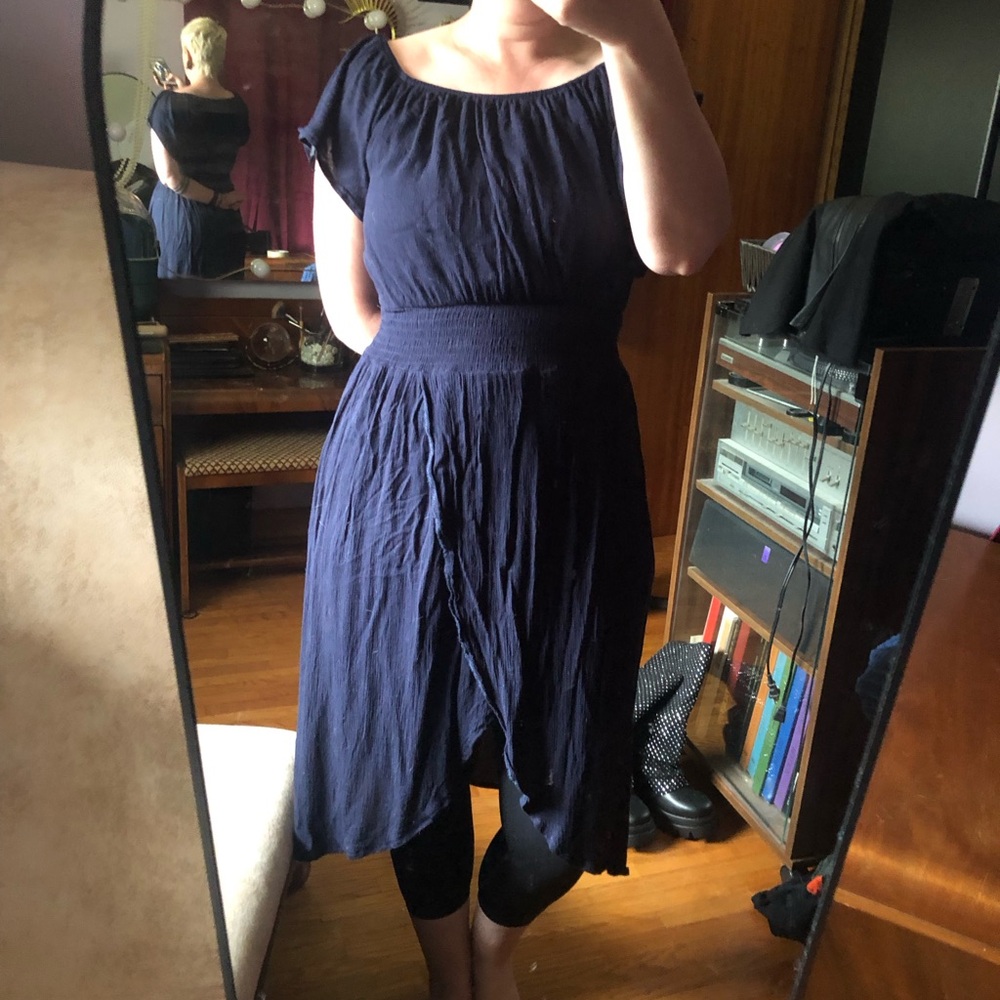 *SHAREEN* navy dress